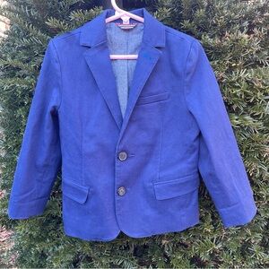 Boden Navy Cotton Smart Blazer 4-5 yrs